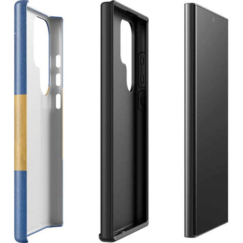 Barbados Flag Distressed Galaxy S23 Ultra Pro Case